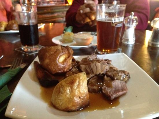 Roast Beef on Sunday is just one way to enjoy good pub food near Wells