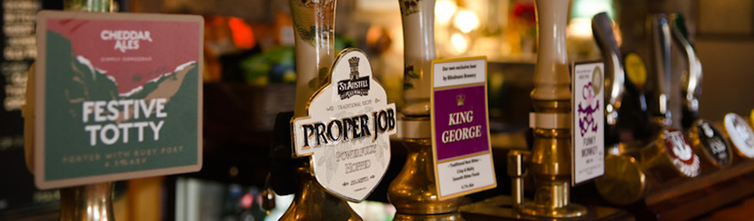 Drink at The George Inn, real ales